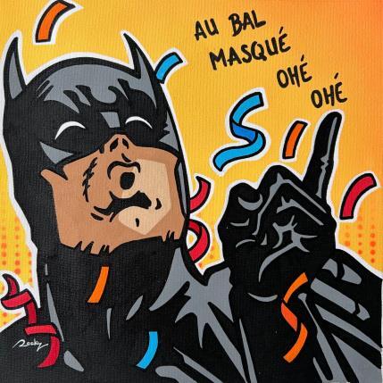 Peinture Au bal masqué par Rocky Chaplin | Tableau Pop-art Acrylique, Graffiti, Posca Icones Pop