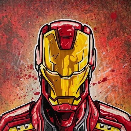 Peinture Iron man  par Rocky Chaplin | Tableau Pop-art Acrylique, Graffiti, Posca Icones Pop
