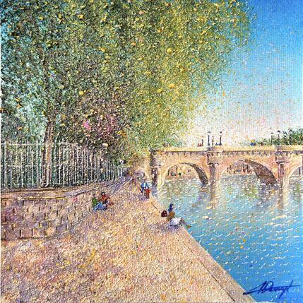 Peinture Un doux instant  par Dessapt Alan | Tableau Impressionnisme Acrylique, Huile Urbain