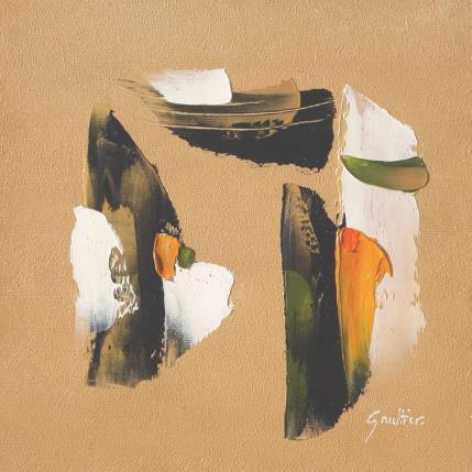 Peinture Couleur café par Gaultier Dominique | Tableau Abstrait Huile Nature