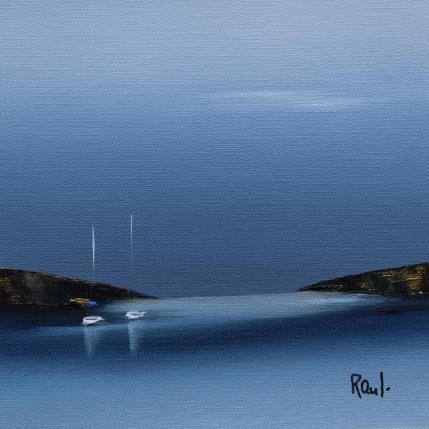 Gemälde Plénitude1    73 von Roussel Marie-Ange et Fanny | Gemälde Figurativ Öl Marine, Minimalistisch