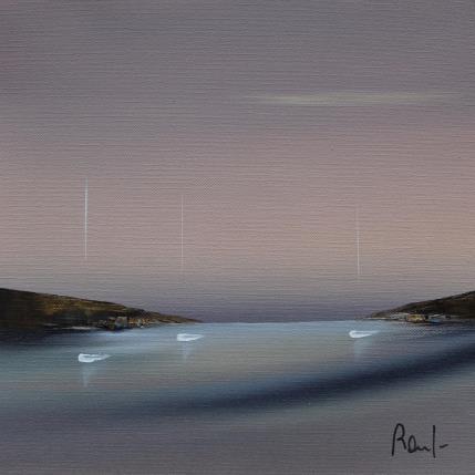 Gemälde Instant d'émotion 73 von Roussel Marie-Ange et Fanny | Gemälde Figurativ Öl Marine, Minimalistisch, Pop-Ikonen