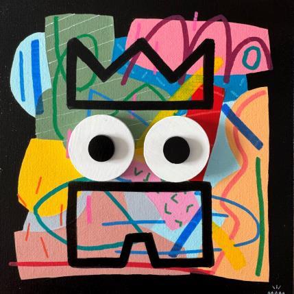 Painting MON POTE by Mam | Painting Pop-art Acrylic Minimalist, Pop icons, Society