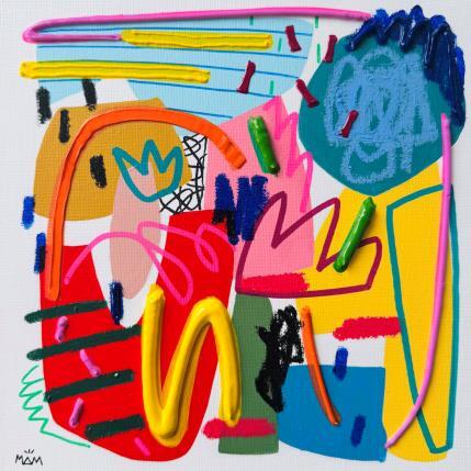 Peinture POP par Mam | Tableau Pop-art Acrylique Minimaliste