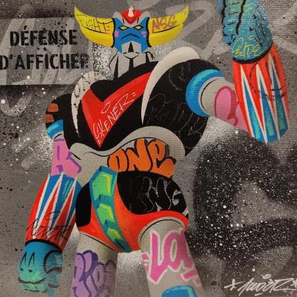 Peinture Goldo 2 par Kedarone | Tableau Pop-art Acrylique, Graffiti Icones Pop