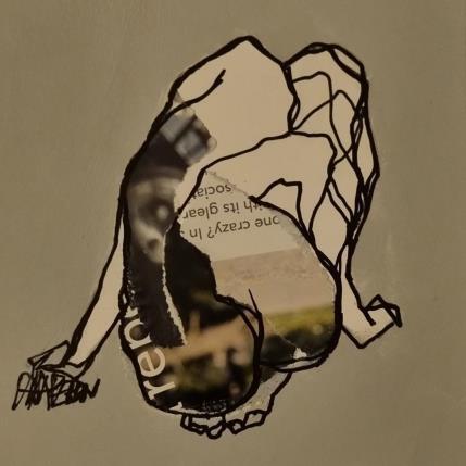 Peinture So crazy 3 par Chaperon Martine | Tableau Figuratif Acrylique Nu