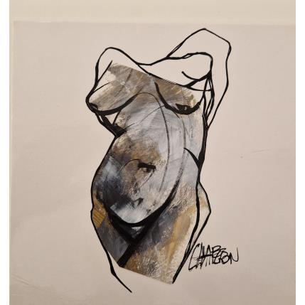 Peinture Nuages par Chaperon Martine | Tableau Figuratif Acrylique Nu