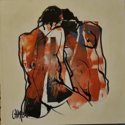 Peinture Nouvelle vie 3  par Chaperon Martine | Tableau Figuratif Acrylique Nu