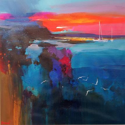 Peinture Reflections of the waves par Bond Tetiana | Tableau Figuratif Huile