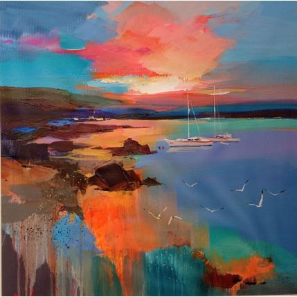 Peinture Light over the bay par Bond Tetiana | Tableau Figuratif Huile
