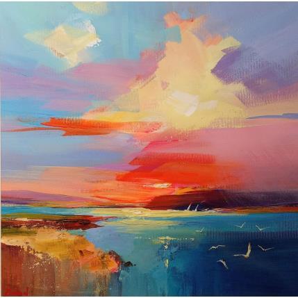 Peinture Breath of the bay par Bond Tetiana | Tableau Figuratif Huile