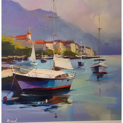 Painting Dream beneath the sails by Bond Tetiana | Painting Figurative Oil