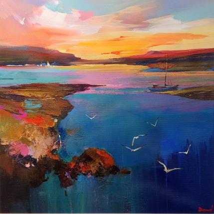 Peinture A place of lovers par Bond Tetiana | Tableau Figuratif Huile