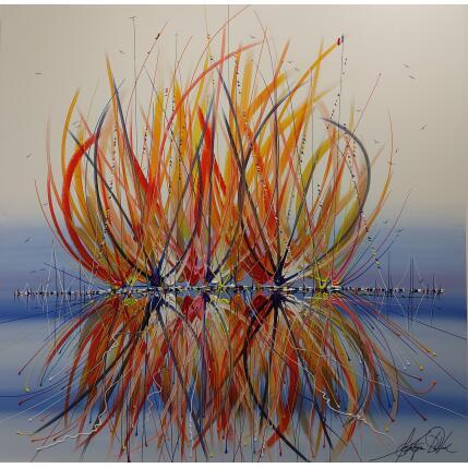 Peinture L'amour est en meret en couleur par Fonteyne David | Tableau Figuratif Acrylique, Huile Marine, Paysages