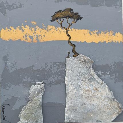 Peinture A543 par Lemonnier  | Tableau Matiérisme Acrylique, Zinc Paysages