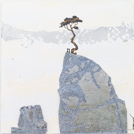 Peinture A547 par Lemonnier  | Tableau Matiérisme Acrylique, Zinc Paysages