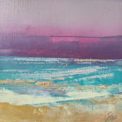 Painting Horizon mauve by Levesque Emmanuelle | Painting  Oil