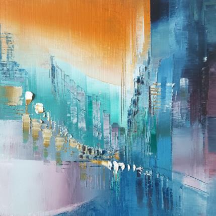 Peinture Silhouettes blanches par Levesque Emmanuelle | Tableau  Huile