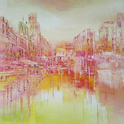 Painting Soleil by Levesque Emmanuelle | Painting  Oil