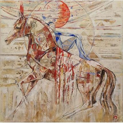 Peinture La paix et l'Amitié par Machi | Tableau Figuratif Huile