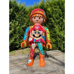 Sculpture Mario pop art  par Anto | Sculpture Pop-art Graffiti, Posca Icones Pop