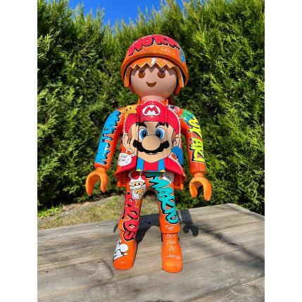 Sculpture Mario pop art  par Anto | Sculpture Pop-art Graffiti, Posca Icones Pop