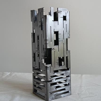 Sculpture Building 22 par Poumès Jérôme | Sculpture Figuratif Acrylique Urbain