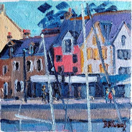 Peinture F1 cours des Quais à la Trinité sur Mer par Aliamus Béatrice  | Tableau Figuratif Huile Marine