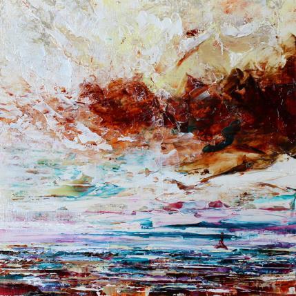 Painting Paris le jour #5 by Reymond Pierre | Painting Figurative Oil Landscapes, Pop icons, Urban