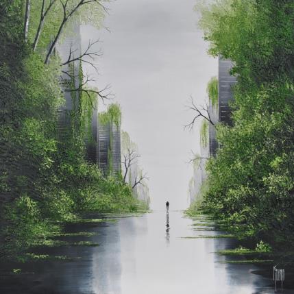 Peinture Etre au monde par Galloro Maurizio | Tableau Figuratif Huile Urbain