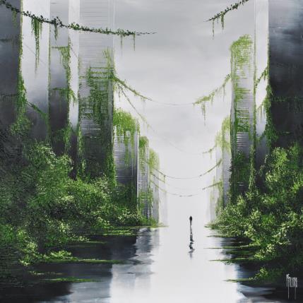 Peinture Mouvement perpétuel par Galloro Maurizio | Tableau Figuratif Huile Urbain