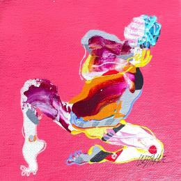 Peinture A rectangle par Cressanne | Tableau Figuratif Acrylique, Encre Nu