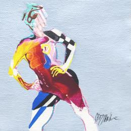 Painting Formule 1 by Cressanne | Painting Figurative Acrylic, Ink Nude