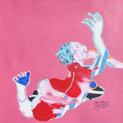 Peinture Indian swimming par Cressanne | Tableau Figuratif Acrylique, Encre Nu