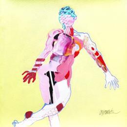 Painting Small folded cross  by Cressanne | Painting Figurative Acrylic, Ink Nude