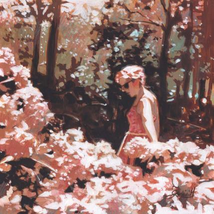 Peinture Flânerie par Gemini. H  | Tableau Réalisme Acrylique, Huile Nature, Portraits