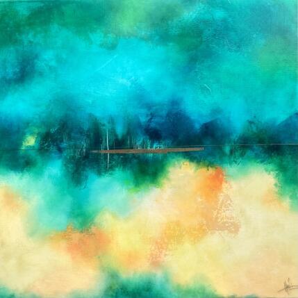 Painting Abstraction #3514 by Hévin Christian | Painting Abstract Acrylic, Oil, Pastel Minimalist