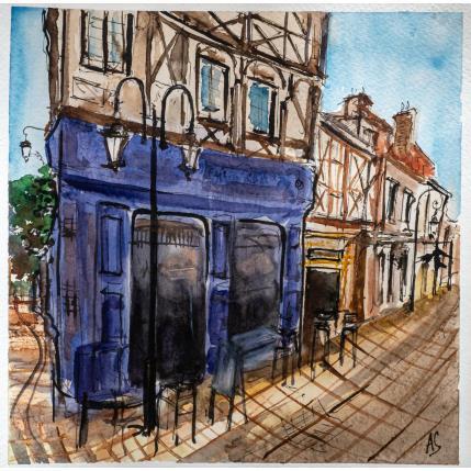 Peinture Les tabourets par Sorokopud Angelina | Tableau