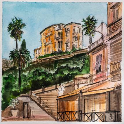 Peinture Sous les palmiers par Sorokopud Angelina | Tableau