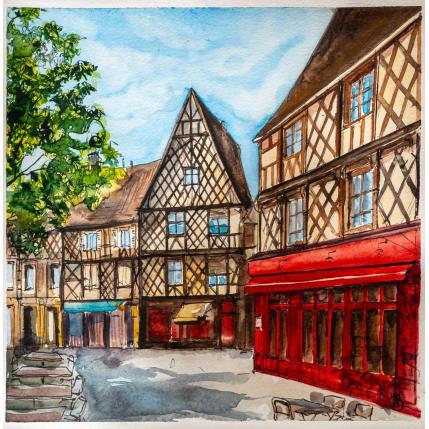 Peinture Pause café par Sorokopud Angelina | Tableau