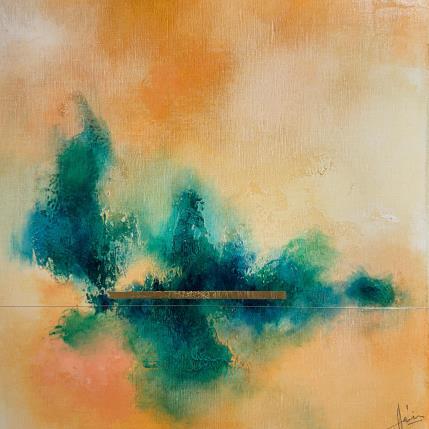 Painting Abstraction # 3489 by Hévin Christian | Painting Abstract Acrylic, Oil, Pastel Minimalist