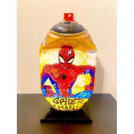 Escultura Spider Man por Kedarone | Escultura Pop-art Acrylic, Graffiti Pop icons