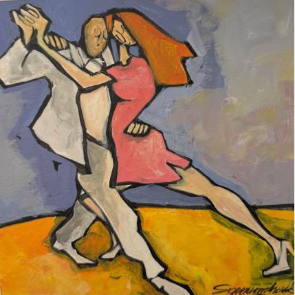 Peinture Just a gigolo par Signamarcheix Bernard | Tableau Art naïf Acrylique, Encre, Pastel