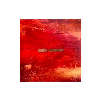 Peinture Abstraction #3302 par Hévin Christian | Tableau Abstrait Acrylique, Huile, Pastel Minimaliste