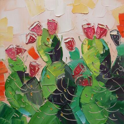 Peinture Desert fruits par Lunetskaya Elena | Tableau Figuratif Huile Minimaliste, Nature, Paysages