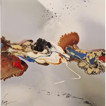 Peinture C3409 par Naen | Tableau Abstrait Acrylique, Encre