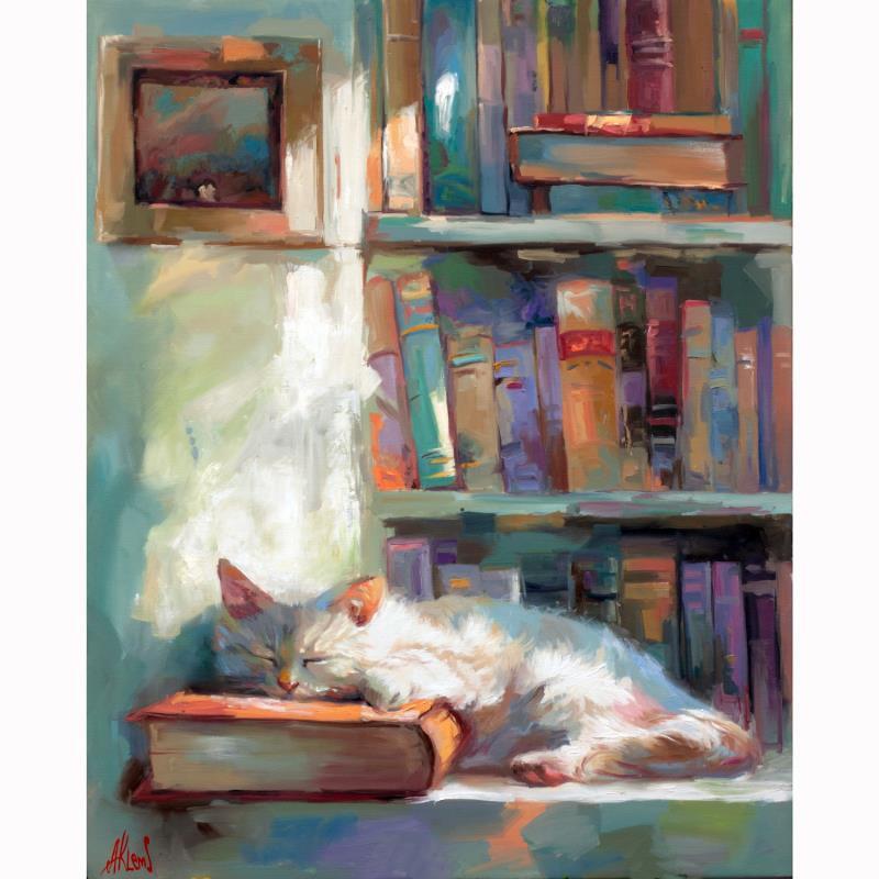 Peinture The Quiet Moment par Klemens Alexandr | Tableau Impressionnisme Huile Natures mortes