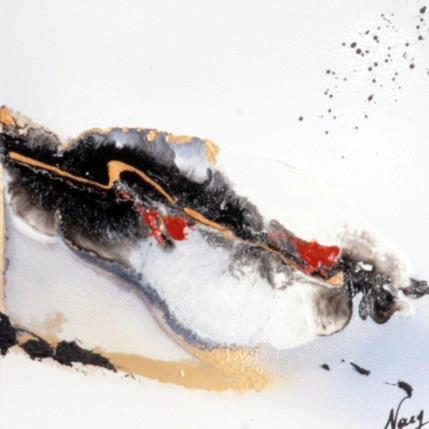 Peinture C2887 par Naen | Tableau Abstrait Acrylique, Encre