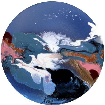 Peinture C3293 par Naen | Tableau Abstrait Acrylique, Encre