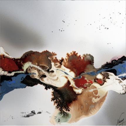 Peinture C3407 par Naen | Tableau Abstrait Acrylique, Encre
